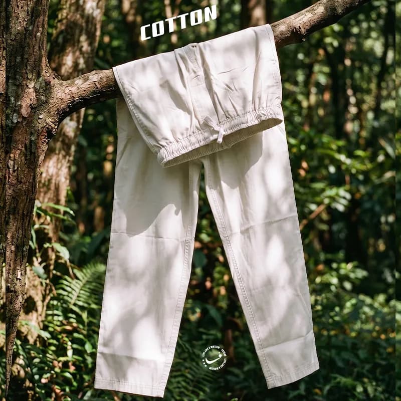 PREMIUM COTTON PAJAMA- WHITE